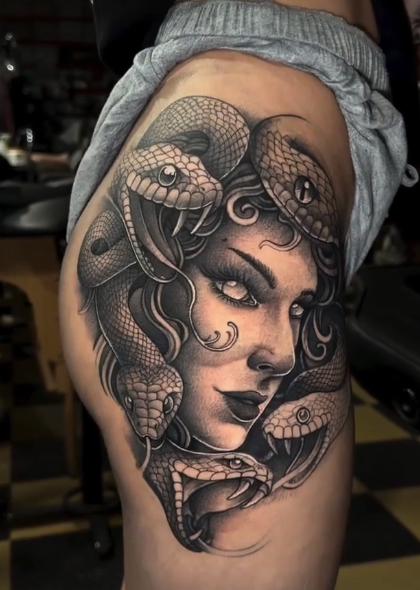 Medusa tattoo by Baby Ripss